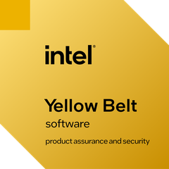 Product Assurance and Security Yellow Belt — Intel, verified on Credly